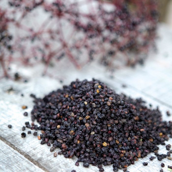 1lb Organic Locally Grown Dried Elderberries